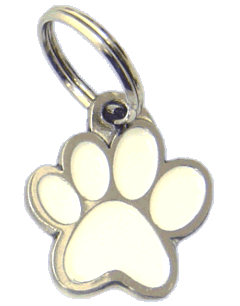 PAW MJAVHOV WHITE <br> (pet tag, engraving included)